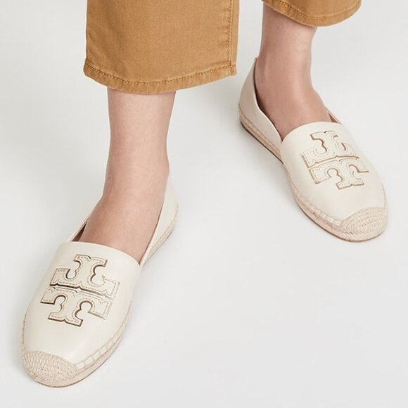 Tory Burch Shoes - Tory Burch Ines espadrille new cream and gold 7